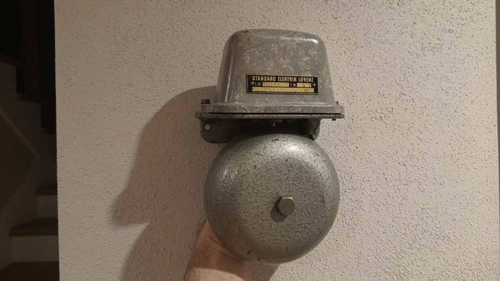 Dzwonek szkolny zakładowy stary PRL Standard elektrik Lorenz