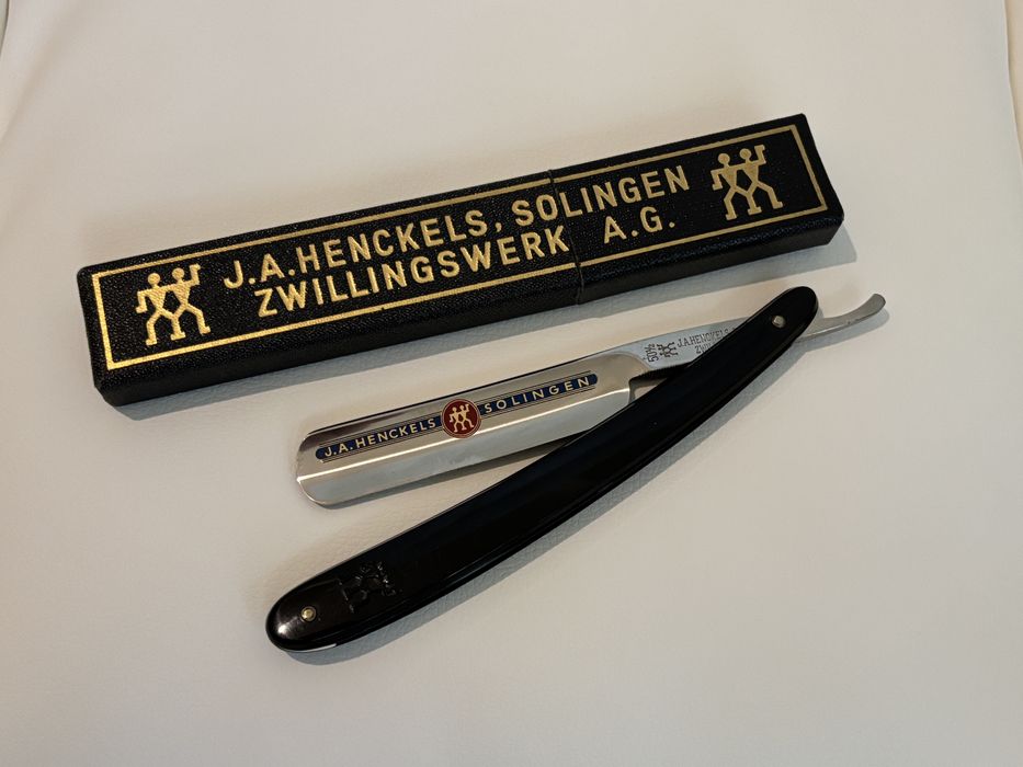 Бритва опасная винтажная Henckels Solingen Zwillingswerk A.G., новая.