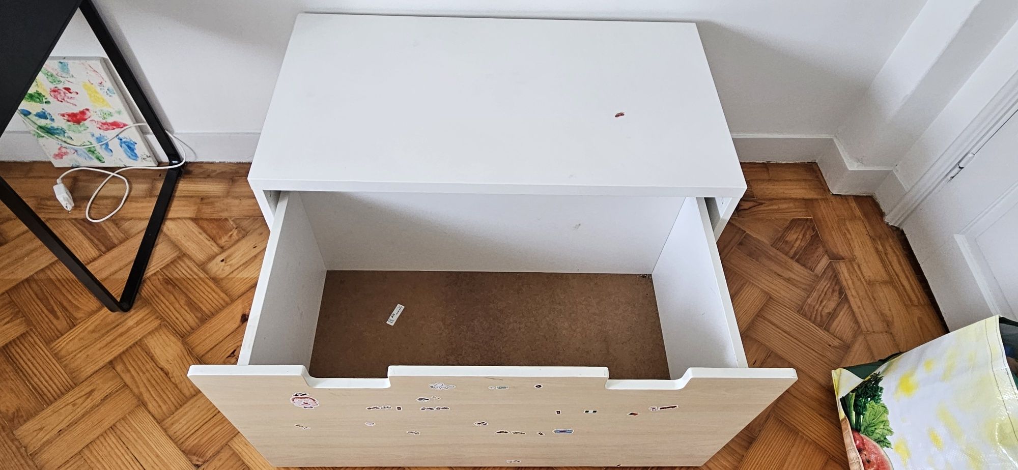 Baú de arrumação com rodas Ikea