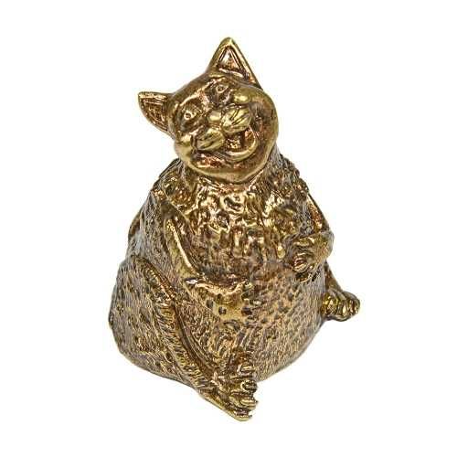 Колокольчики фигурки бронзовые миниатюры Коты Собака