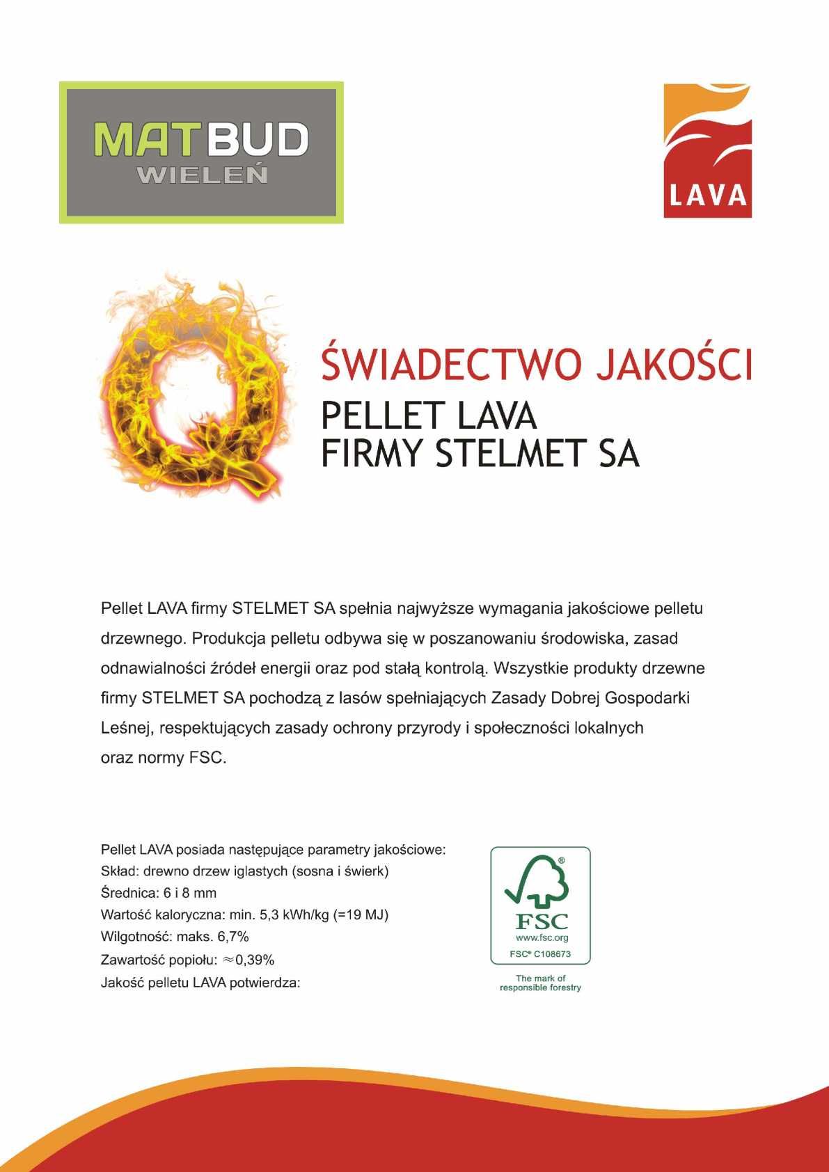*MAT Bud Wieleń* Pellet, Pelet, SYLVA, OLCZYK, LAVA, OLIMP