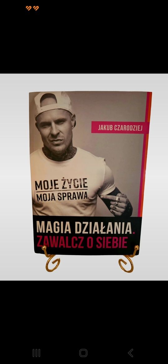 Zestaw książek Magia zmiany i Magia działania Jakub Czarodziej +Gratis