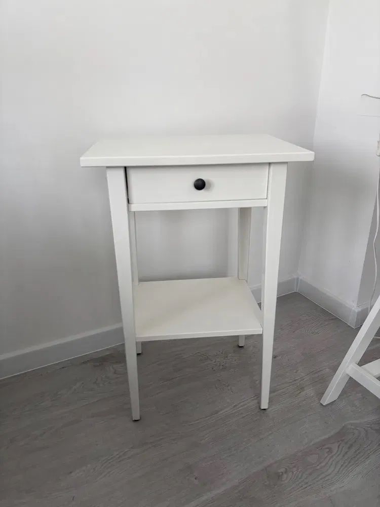 Ikea Hemnes półka nocna biała stolik 46x35 loft Strzelce Opolskie