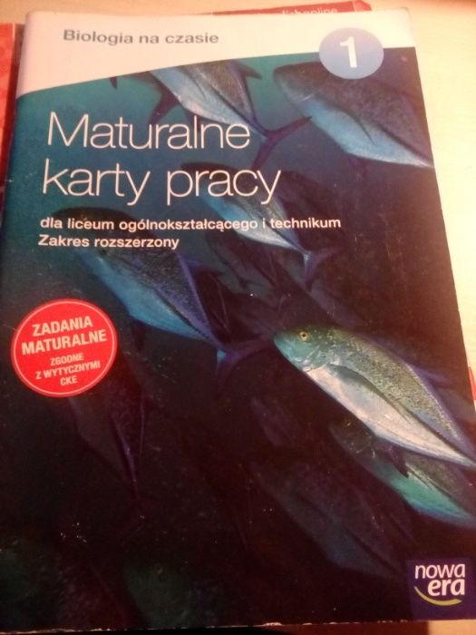 Maturalne karty pracy, Biologia