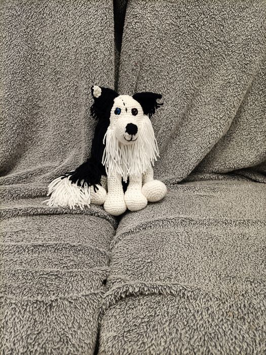 Pies szydełko handmade