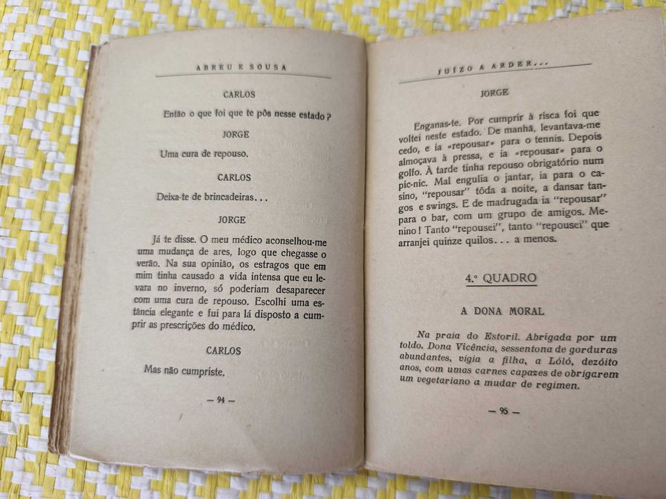 Juizo a arder – Abreu e Sousa
Abreu e Sousa