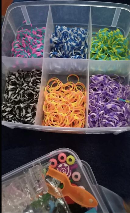 набір резинок для плетіння творчості DIY новий 5000 шт