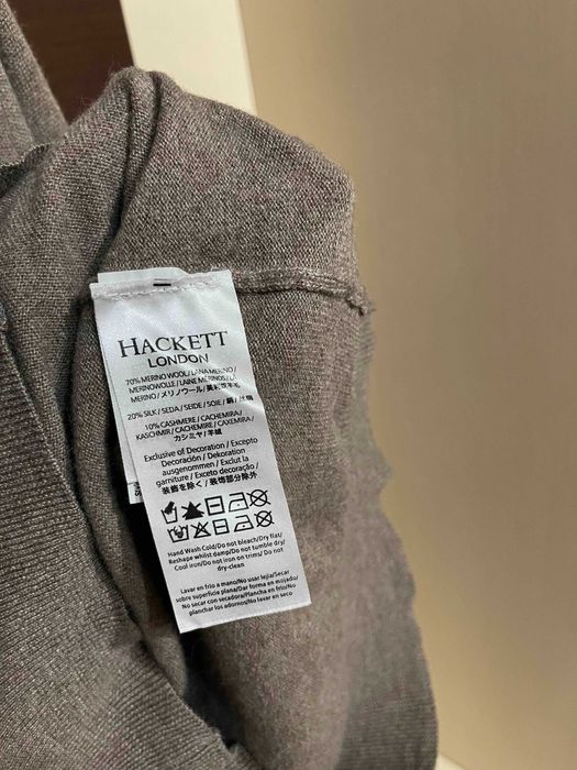 Hackett, Мериносова вовна, Шовк та Кашемір преміальний светр