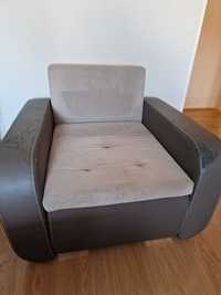 Fotel szary używany