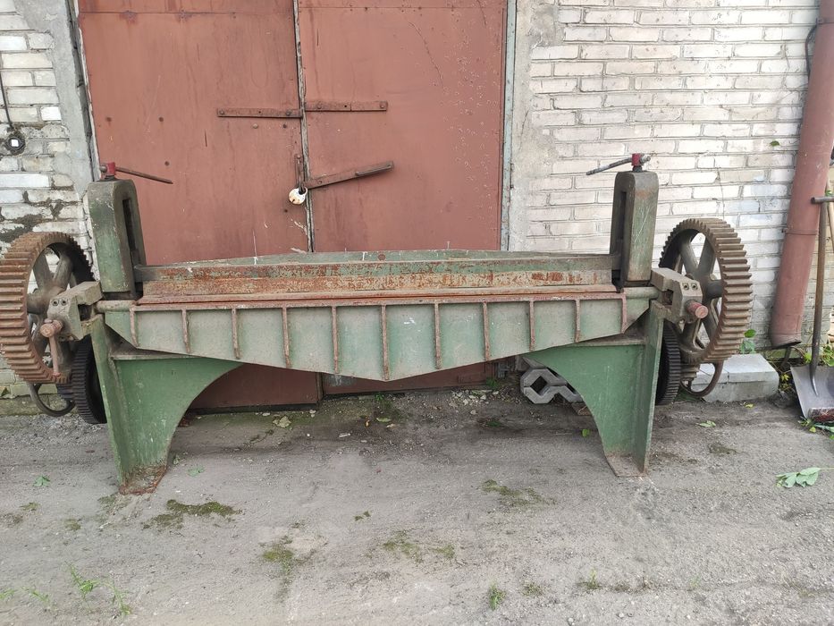 Stara masywna giętarka 200cm, walcarka