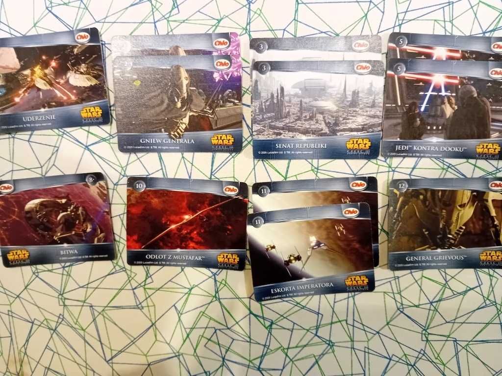 Karty kolekcjonerskie Star Wars Chio Zemsta Sithów