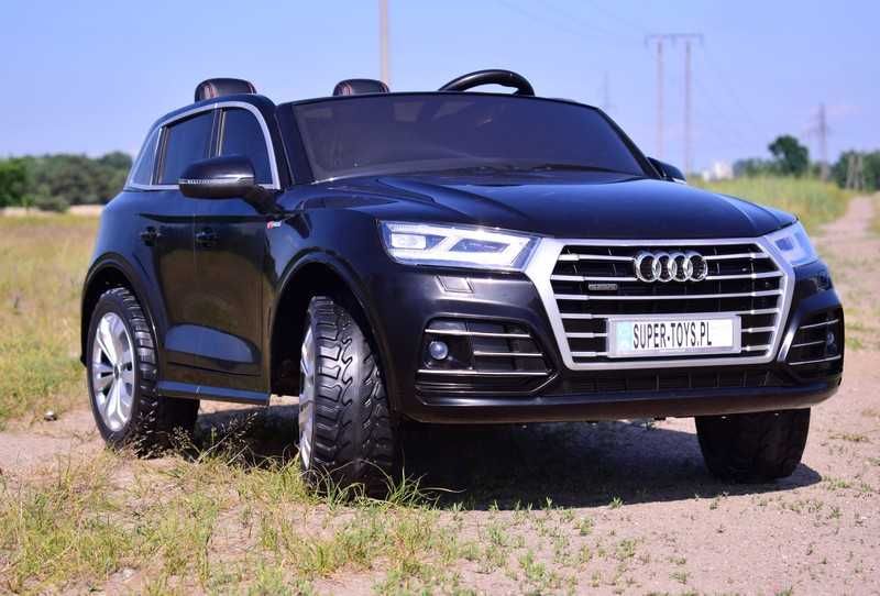 Auto samochód na akumulator AUDI Q5 dwuosobowe wyświetlacz LCD pojazd