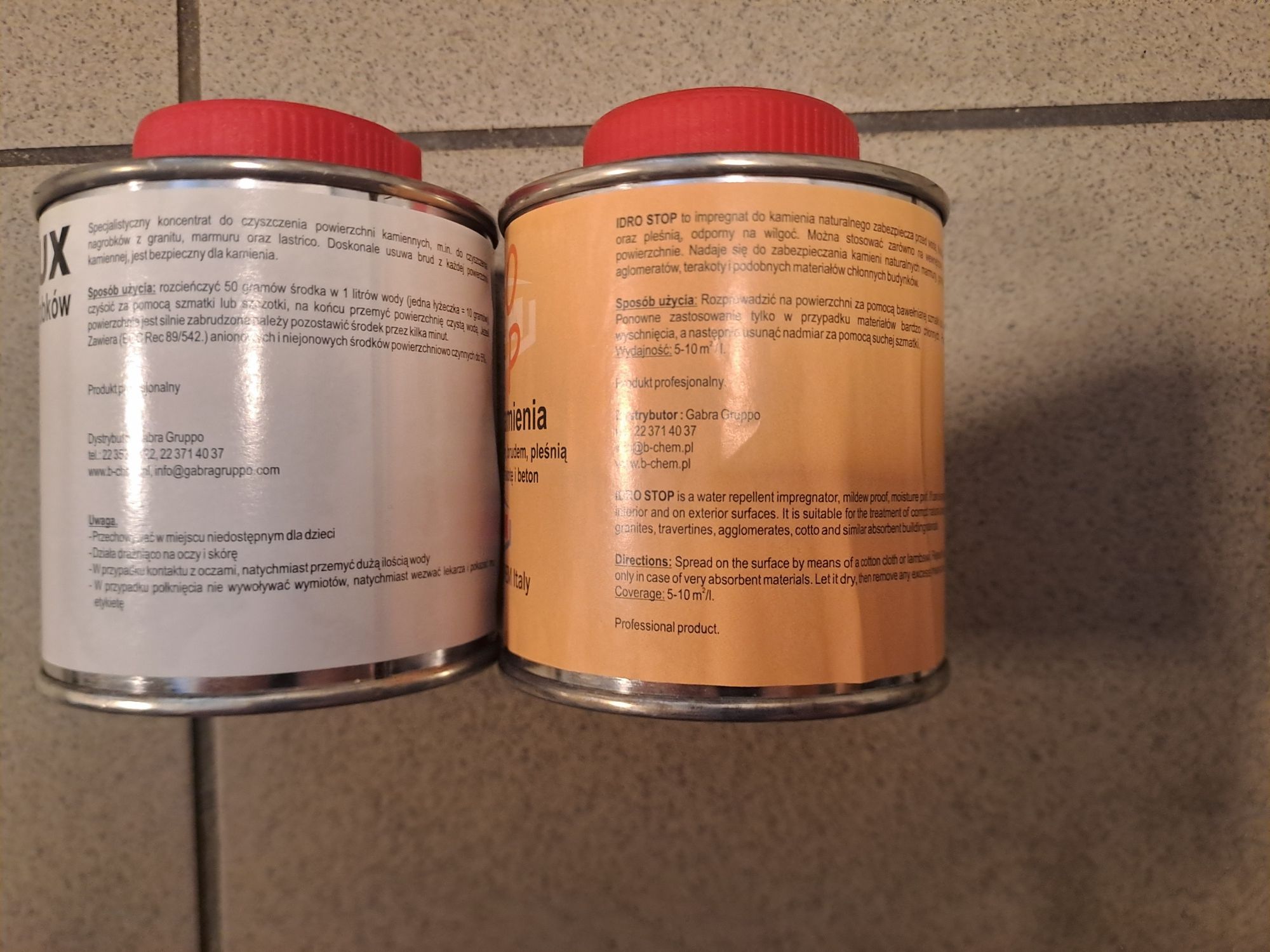 B-CHEM środek do czyszczenia nagrobków i impregnat do kamienia włoski