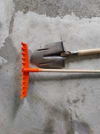 Садовий інструмент, лопата/заступ, граблі
