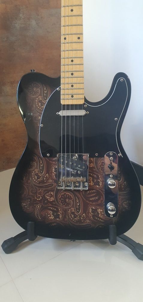 Harley Benton Telecaster TE-70 Black Paisley