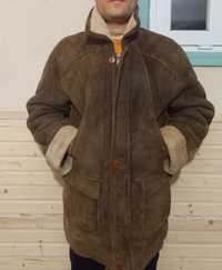 Дубленка мужская зимняя куртка натур кожа Турция San Marco