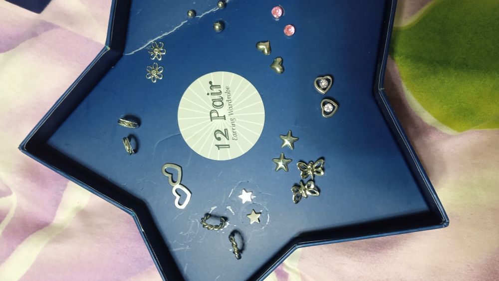 Набір сережок 12 шт. для дітей від 6 років