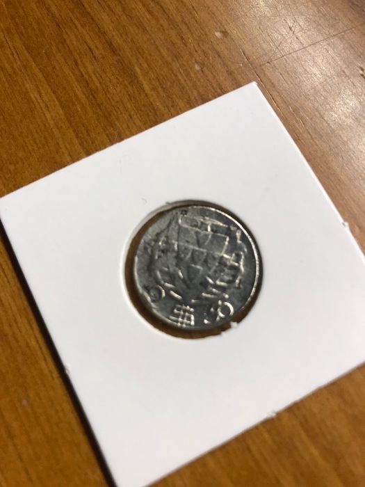 Moeda 2,5 escudos prata