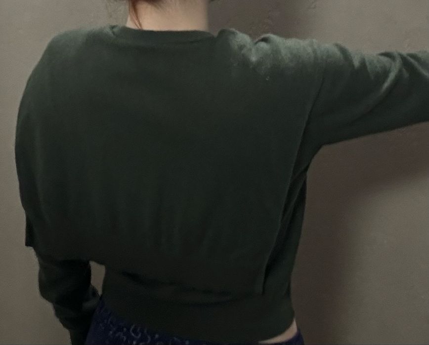 Зеленый джэмпер massimo dutti