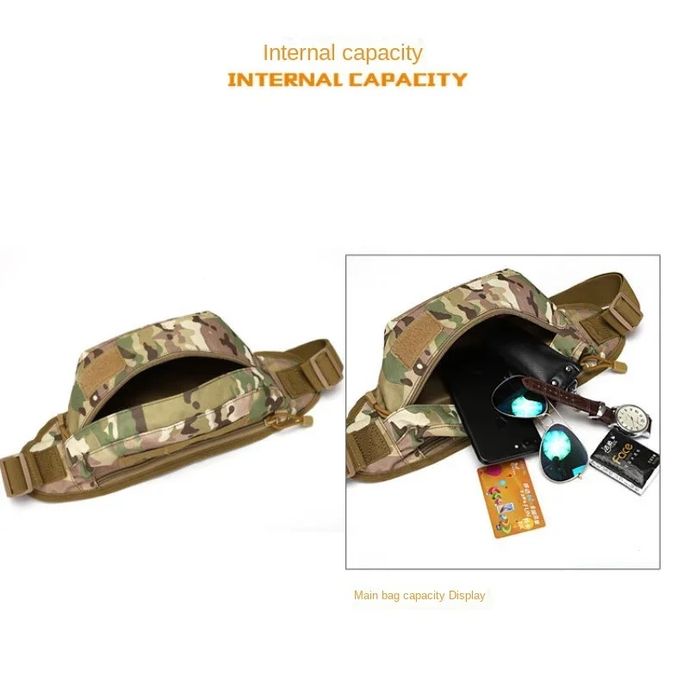 Тактична Поясна Сумка (Бананка) | Модель із Велкро-Панеллю