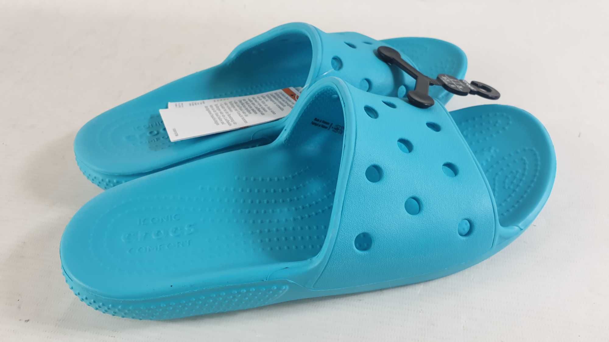 Klapki dziecięce Crocs r. 38,5 niebieski