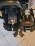Fotelik cybex aton5 baza isofix adaptery stan bdb