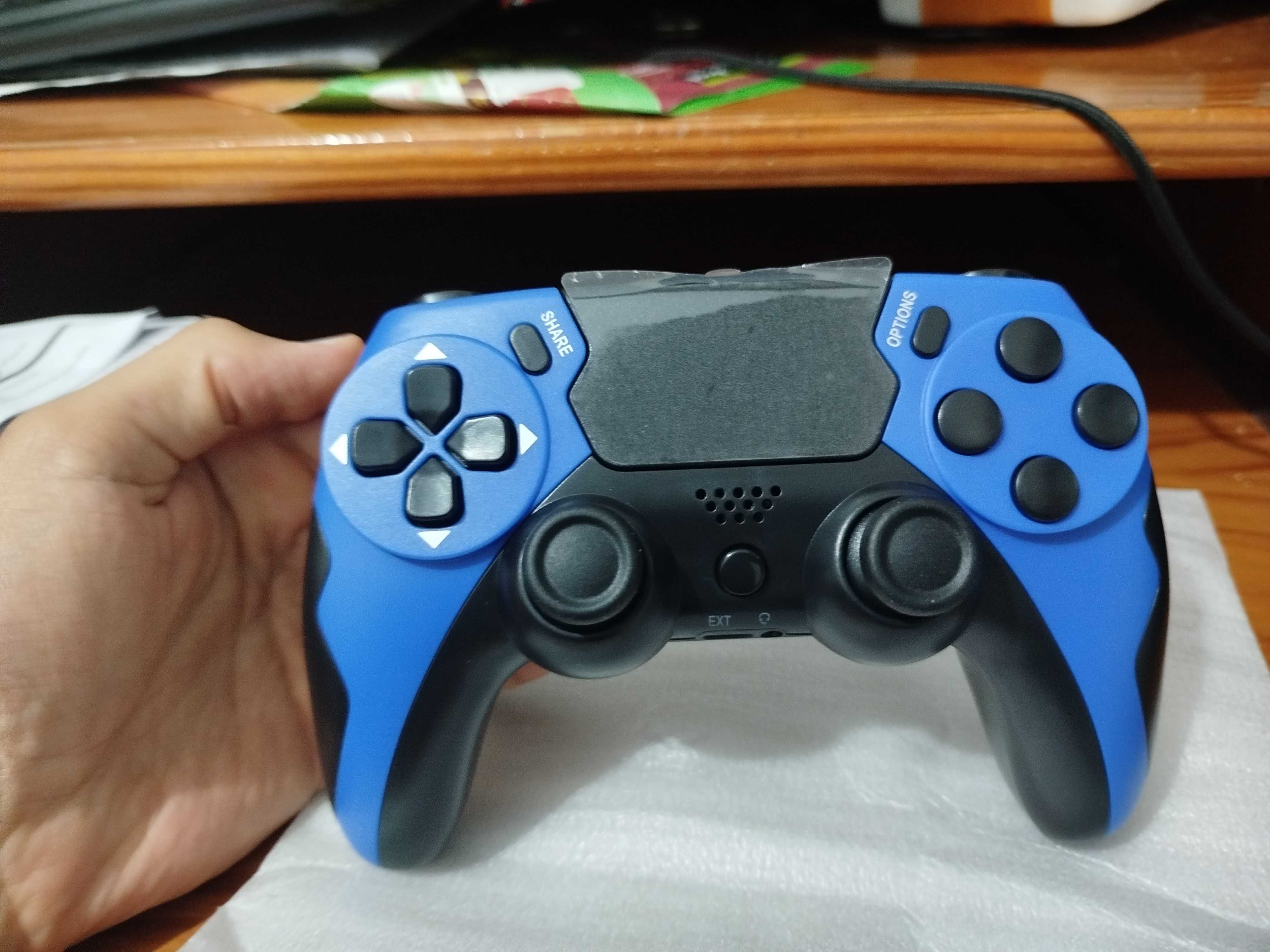 Comando NOVO PS4, PS3 e PC sem fios wireless Bluetooth, cabo incluído