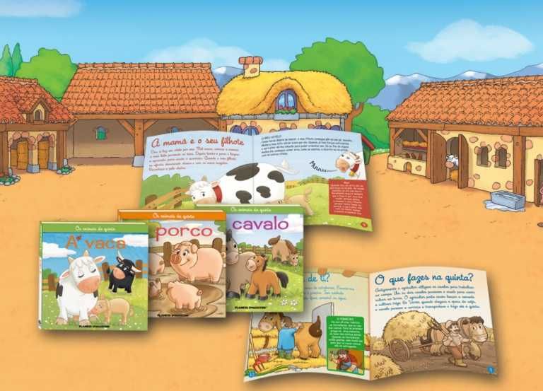 Coleção completa 50 livros Os animais da Quinta da Planeta de Agostini