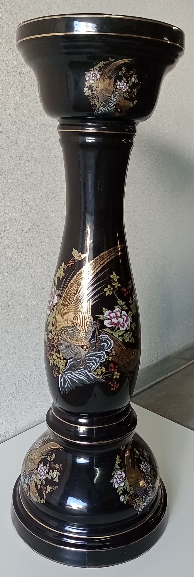Vaso coluna suporte cerâmica grande