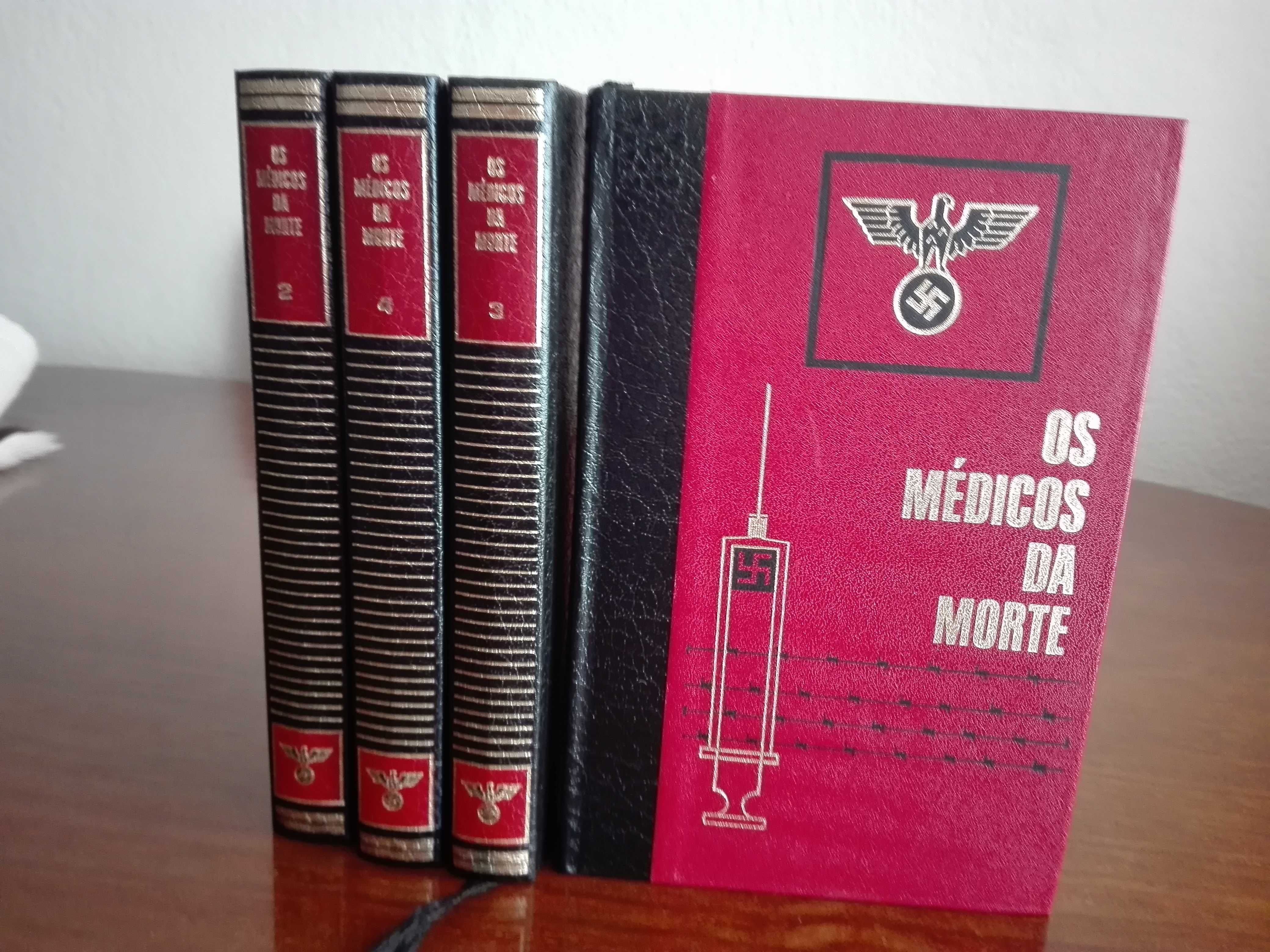 Vendo coleção de 4 livros de Philippe Aziz - Os médicos da morte