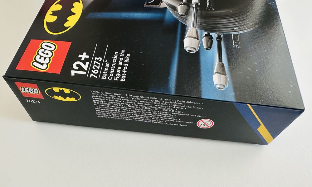 Figura construção LEGO Batman e Mota Bat-Pod selado c/ fatura