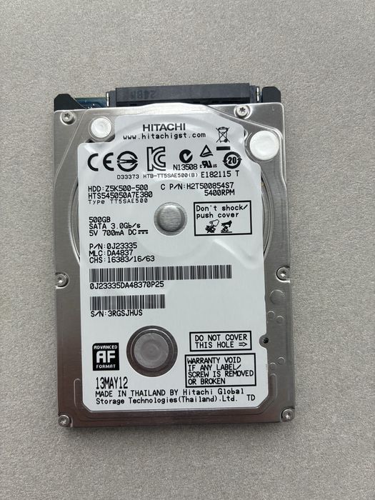 Hdd 2.5 диск hitachi