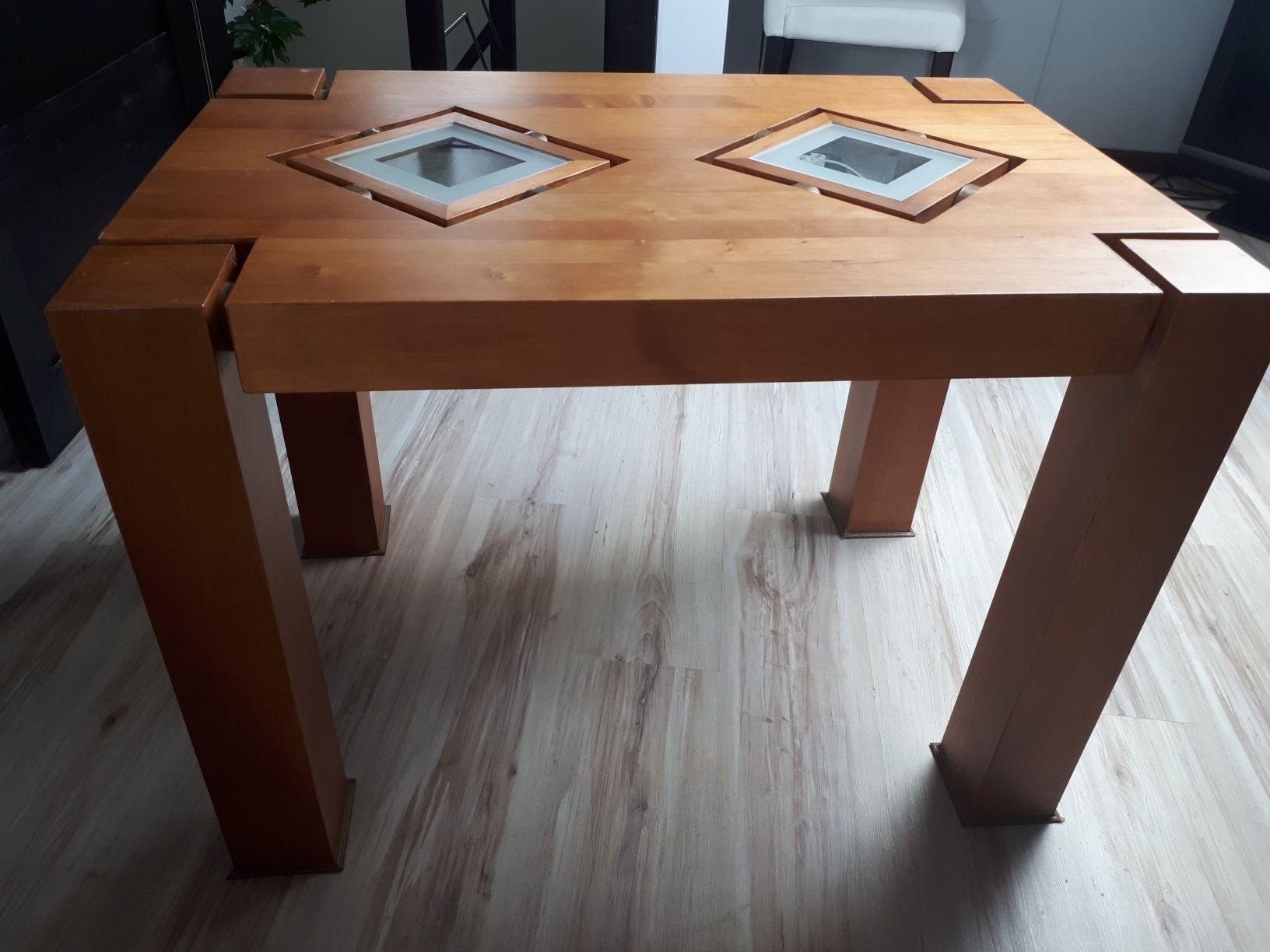 Stolik stół 60x90 cm lite drewno Handmade - Okazja!