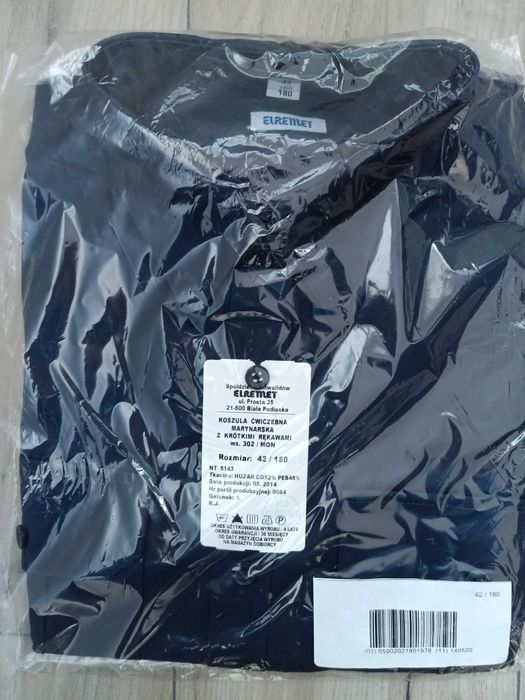 Koszula ćwiczebna marynarska MON 42/180 nowa