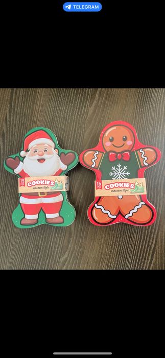 Новорічне печиво у ж/б пакуванні