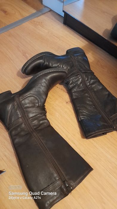 Kowbojki skórzane 37