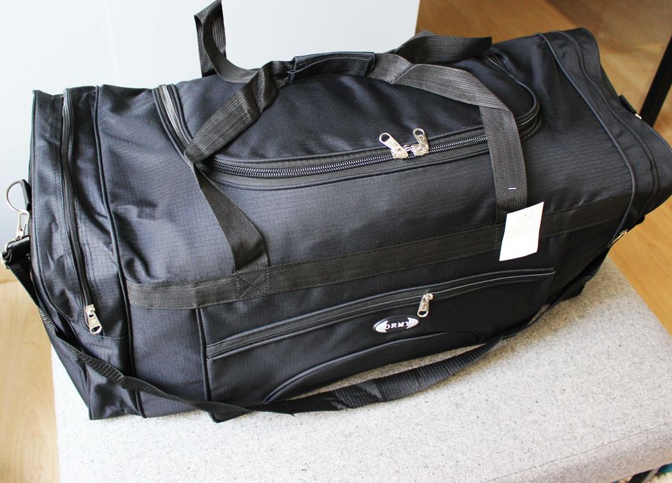 Wielka torba podróżna XXL marki Ormy 90cm Czarna Super cena!