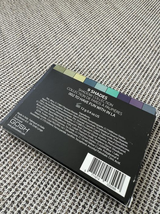 Gosh 9 SHADES Shadow Collection paleta cieni do powiek 002 Have Fun