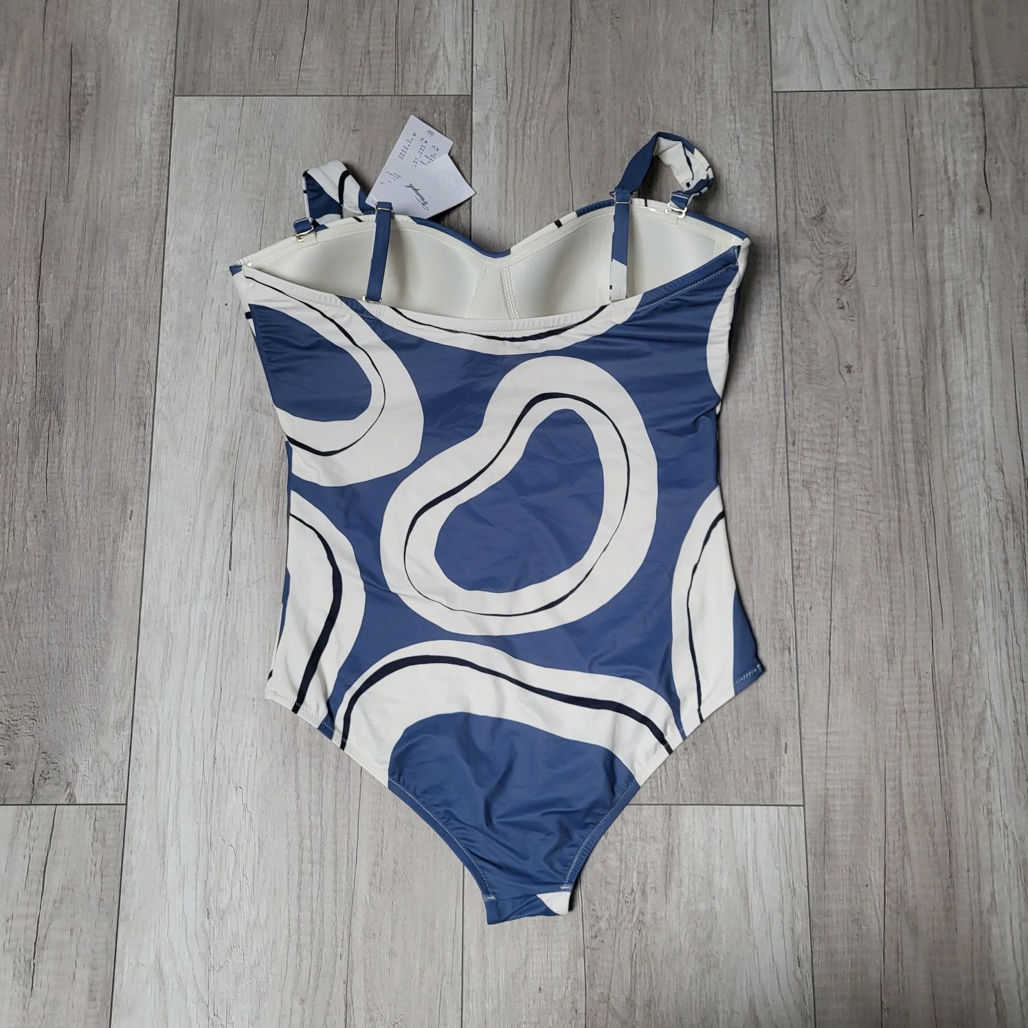 Strój kąpielowy jednoczęściowy Triumph 42E summer Allure biały niebies