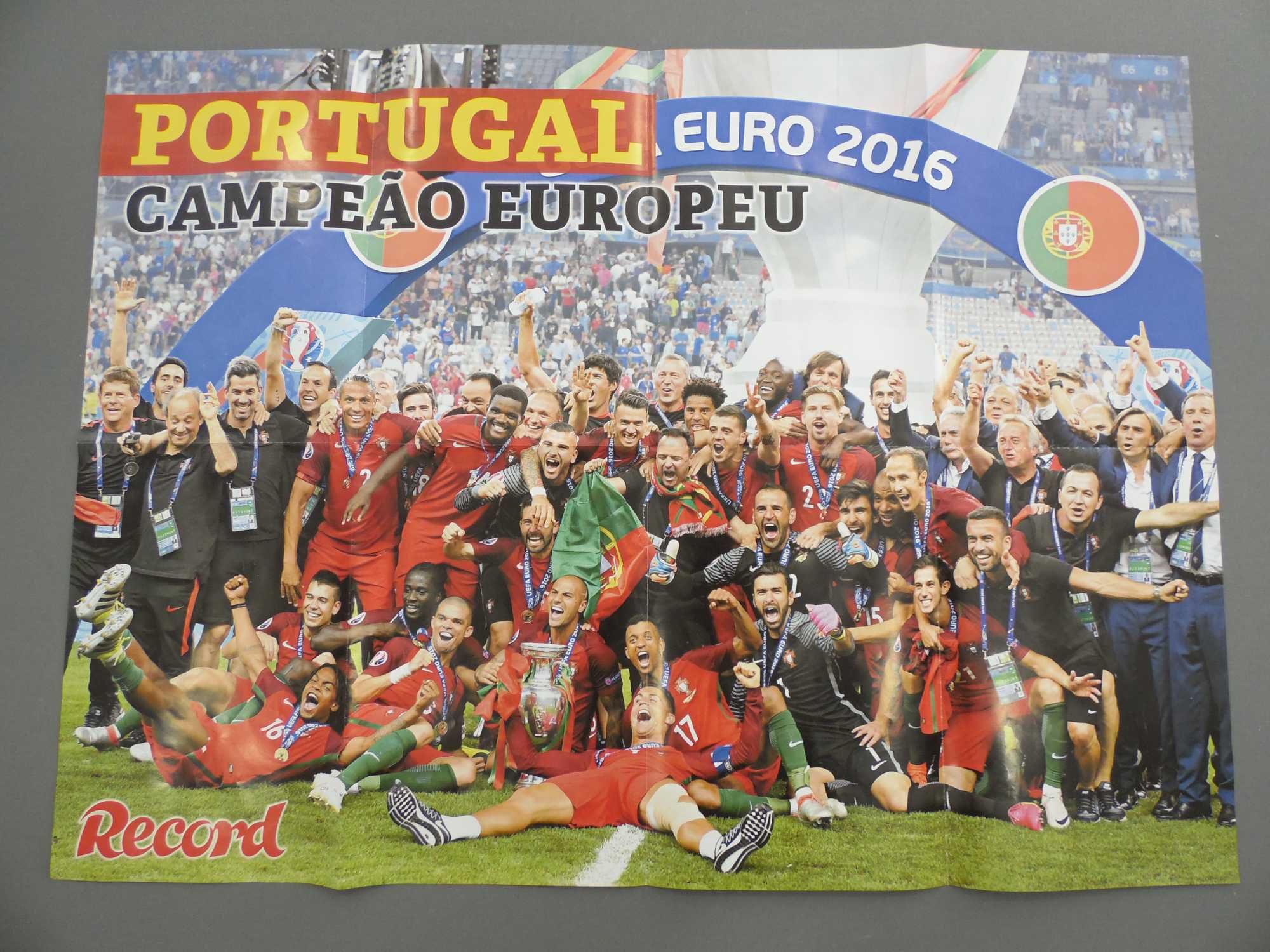 Poster Portugal Campeão Europeu 2016