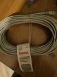 Kabel sieciowy CAT5e RJ45 UTP owalny 15m. HAMA