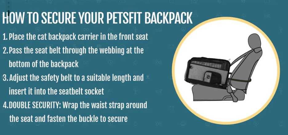 Mochila de transporte para cães e gatos