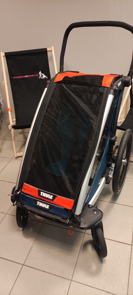 moskitiera pojedynczej przyczepki rowerowej Thule Chariot