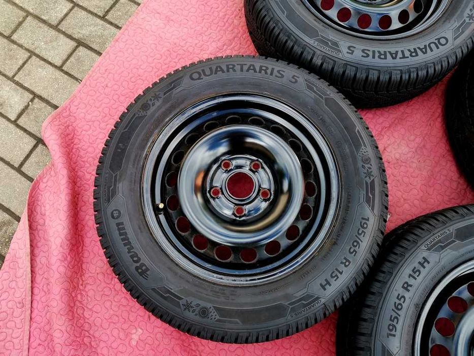 KOŁA całoroczne 15' VW Golf SKODA Octavia - 5x112 - 195/65/15 - 2024 r