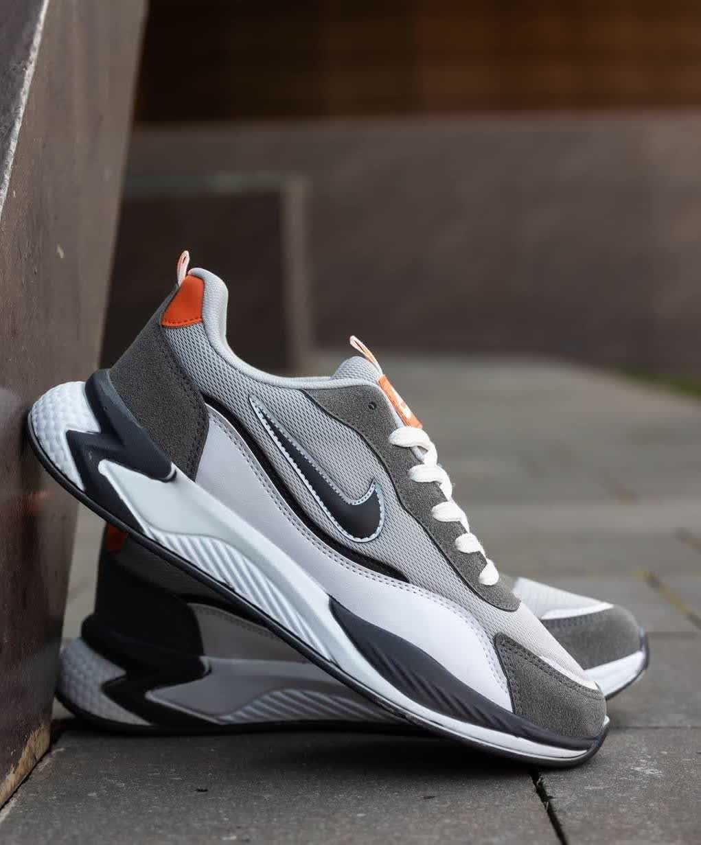 Кросівки Nike Racer Grey, чоловічі легкі кросівки для весни та літа