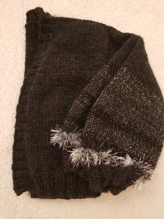 Kardigan handmade gruby z 100%wełny wysokogatunkowej