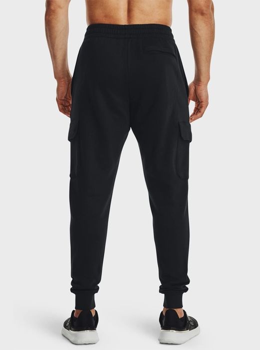 Штани чоловічі Under Armour UA Rival Fleece Cargo Jogger чорні.