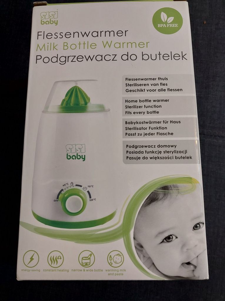 Podgrzewacz do butelek z funkcją sterylizacji