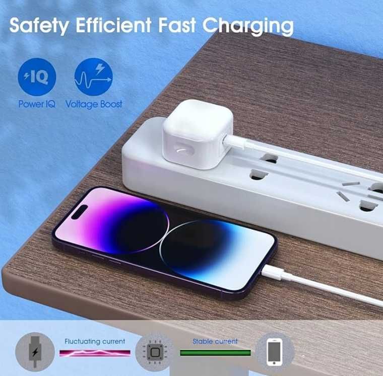 Szybka ładowarka USB C do ładowarki iPhone'a DP-A110P20