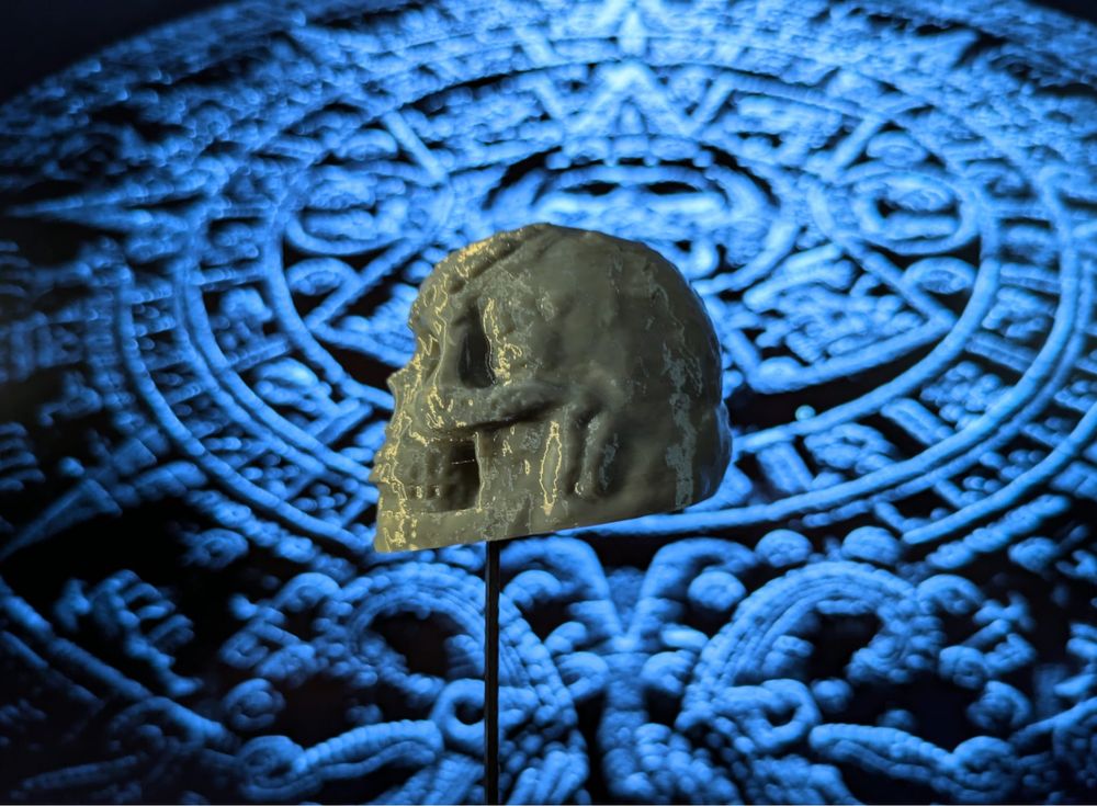 Aztecki gwizdek śmierci Aztecki Death Whistle AZTEK Czaszka